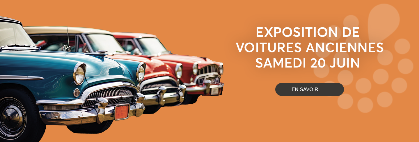 Aushopping Marsac Exposition de voitures anciennes
