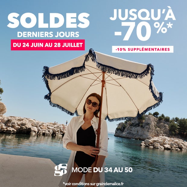 Soldes : dernière démarque chez Grain de Malice